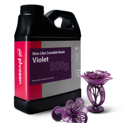 Resina Phrozen Castable 500 g Color violeta
