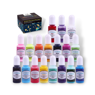 Let´s Resin Pigmentos Epoxi de resina 18 colores