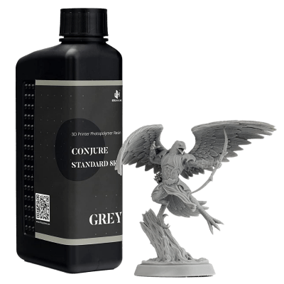 resina para impresora 3d 8k conjure color gris